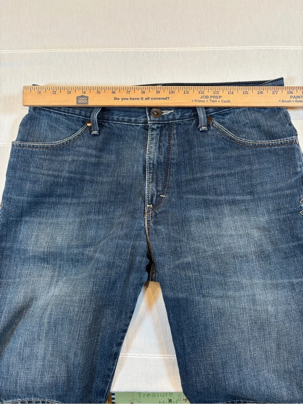 Levi’s SilverTab Denim Shorts Men’s 34 Blue Medium Wash 100% Cotton Skater Jorts